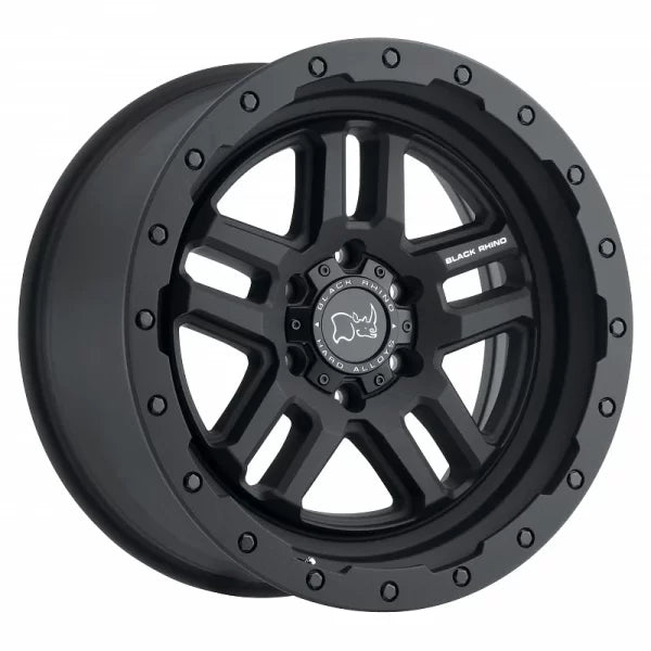 Llanta Black Rhino Barstow Matte black 20x9.5 6x135 offset 12