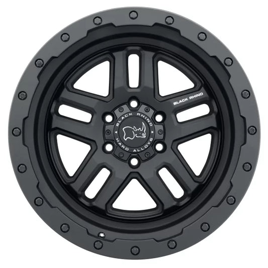 Llanta Black Rhino Barstow Matte black 20x9.5 6x135 offset 12