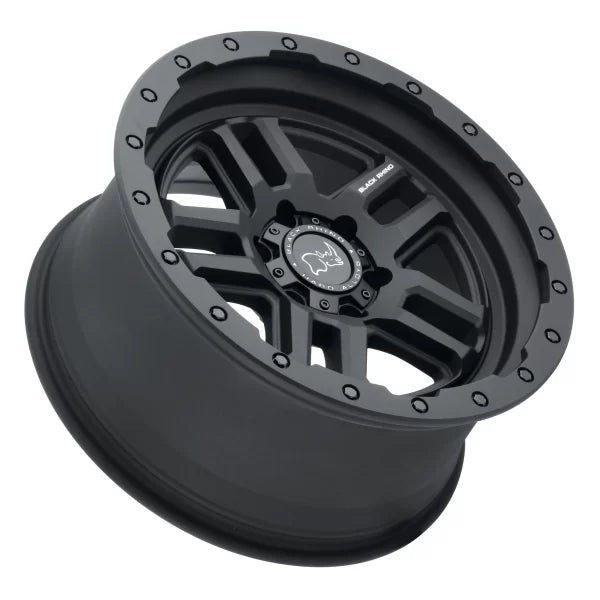 Llanta Black Rhino Barstow Matte black 20x9.5 6x135 offset 12