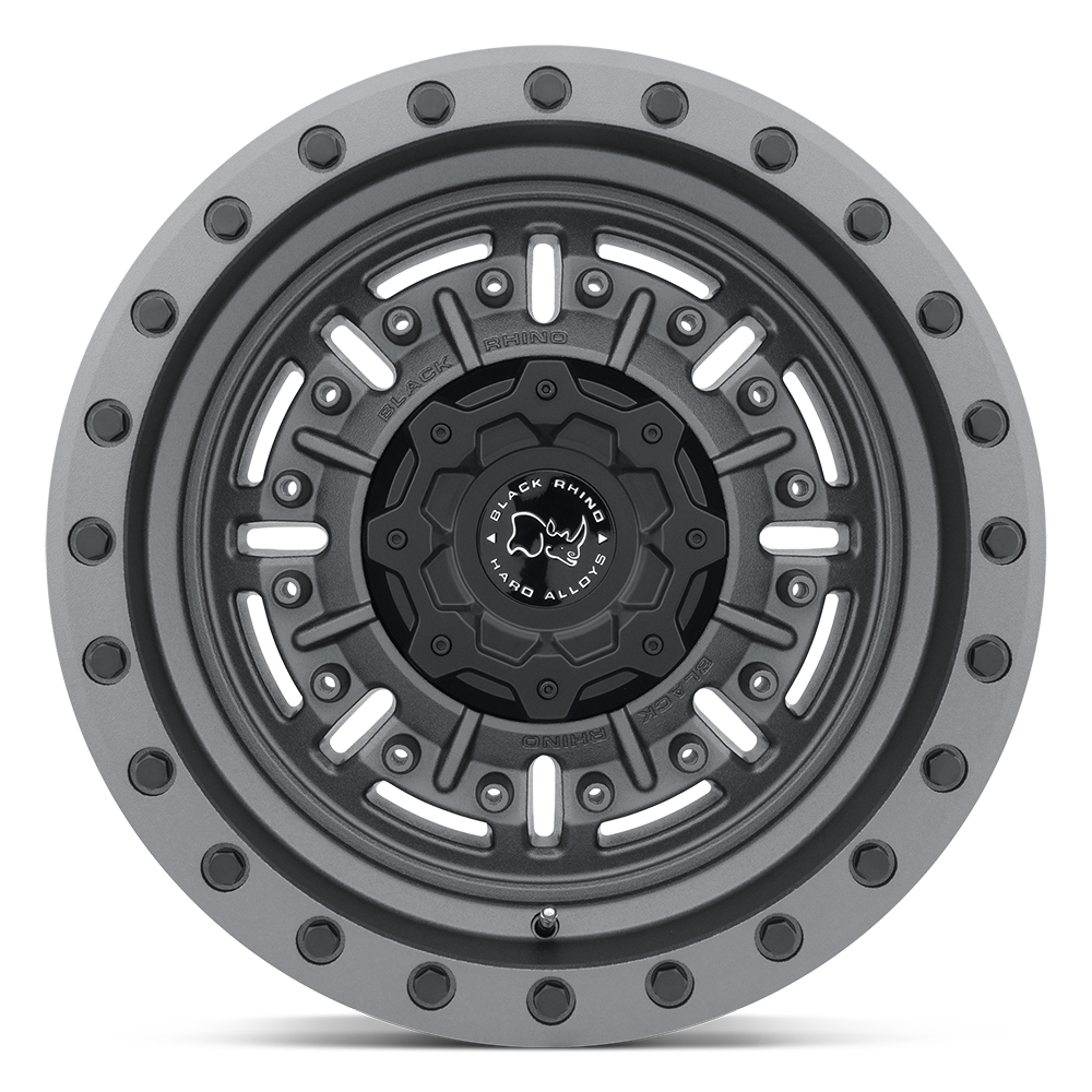 Llanta Black Rhino Abrams Matte Gunmetal 20x9.5 6x139.7 offset 12