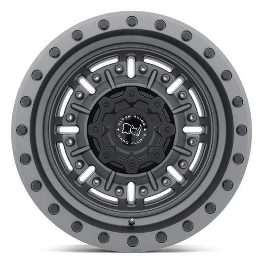 Llanta Black Rhino Abrams Matte Gunmetal 20x9.5 6x135 offset 12