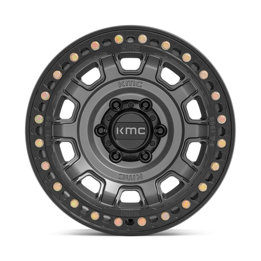 Llanta KMC Tank Beadlock Anthracite KM236 17x9.0 5x127 offset -38