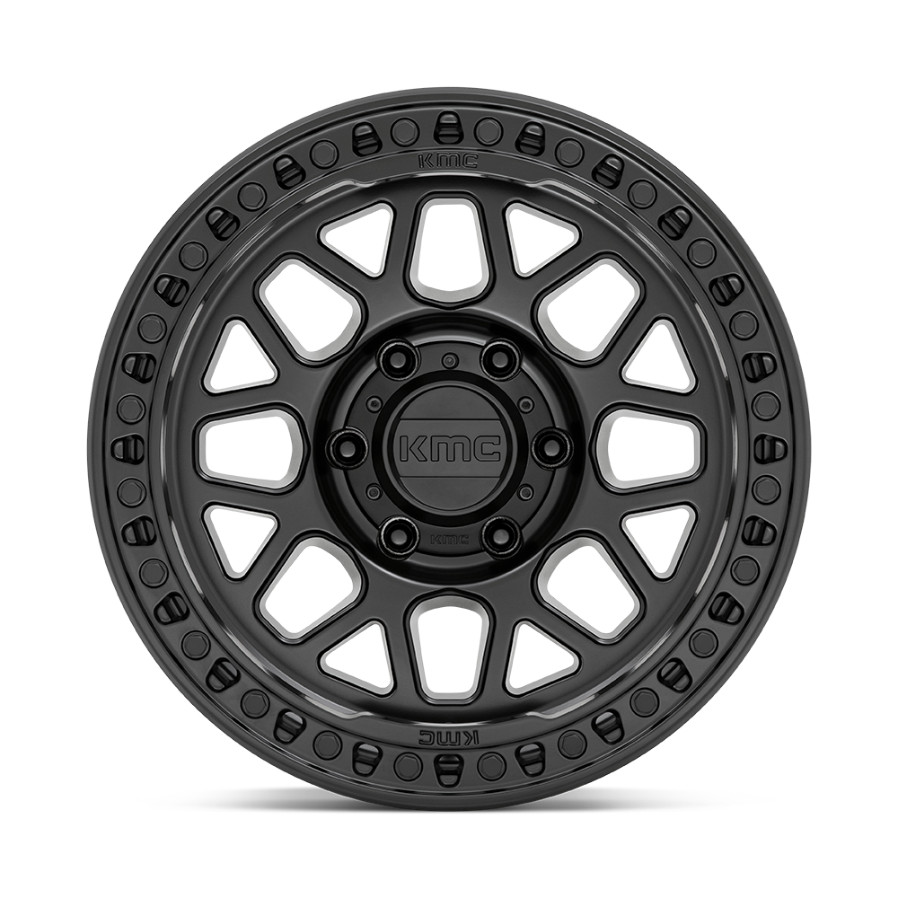 Llanta KMC GRS Satin Black KM549 17x9.0 6x139.7 offfset 0
