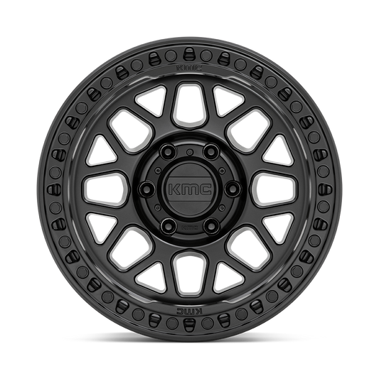 Llanta KMC GRS Satin Black KM549 17x9.0 6x139.7 offfset 0