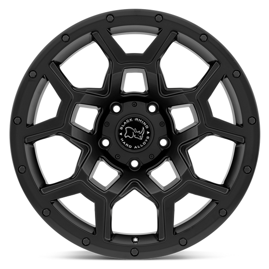 Llanta Black Rhino Overland Matte black 17x9.5 6x139.7 offset -18