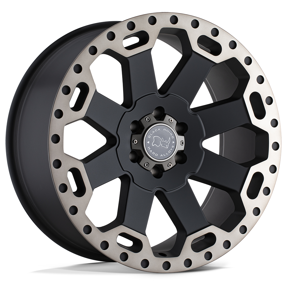 Llanta Black Rhino Warlord Matte Black 17x8.0 5x120 offset 35