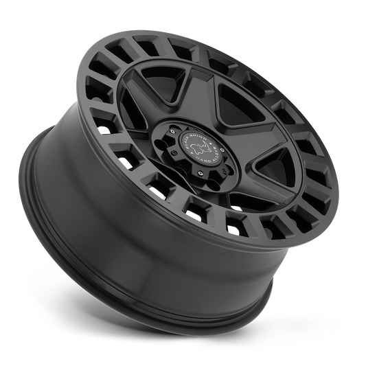Llanta Black Rhino York Matte Black 17X9.0 6X139.7 offset -12