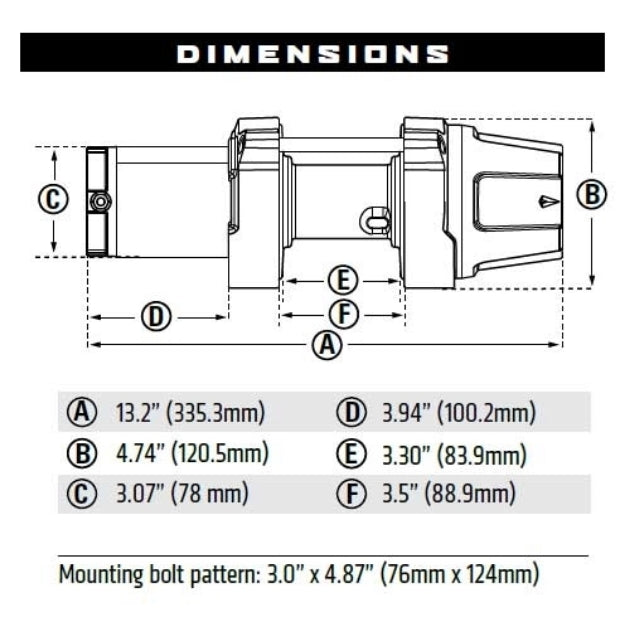 Winche Warn VRX 25 ATV-UTV