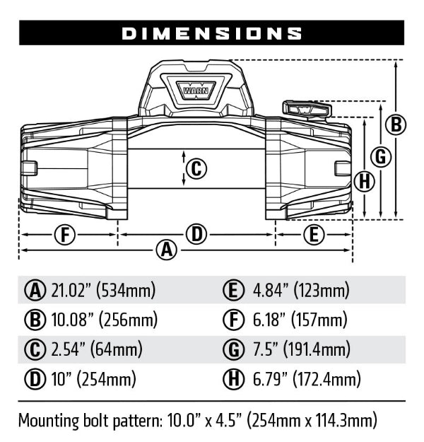 Winche Warn VR EVO 10
