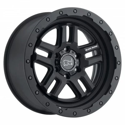 Llanta Black Rhino Barstow Matte black 20x9.5 6x135 offset 12