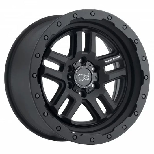 Llanta Black Rhino Barstow Matte black 20x9.5 6x135 offset 12