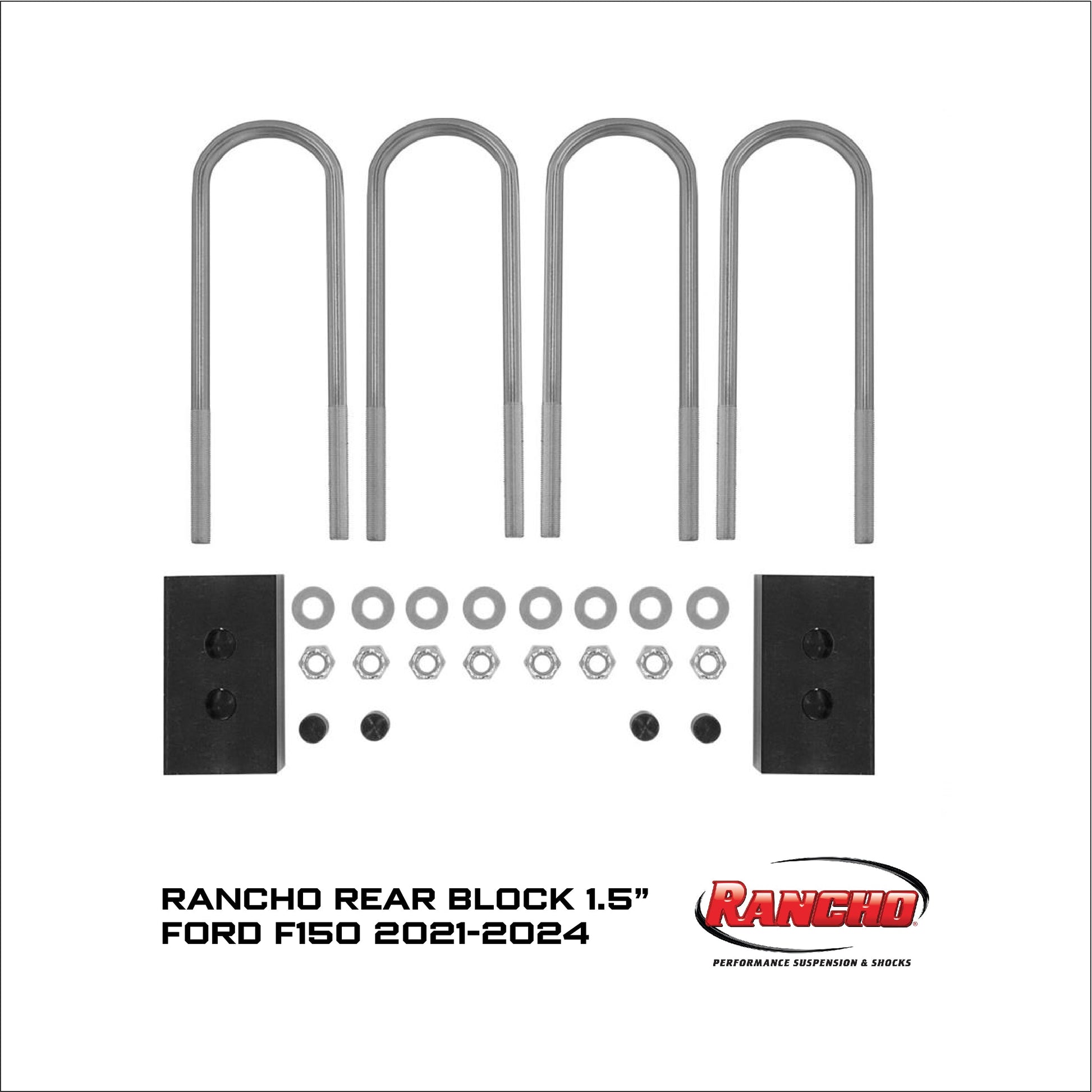 Rancho REAR BLOCK KIT 1.5" TRASERO para FORD F150 2021+