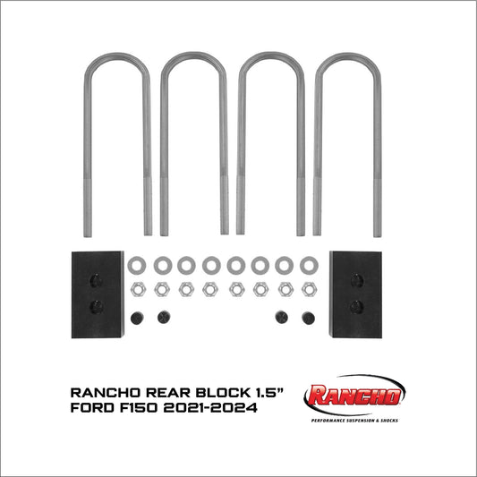Rancho REAR BLOCK KIT 1.5" TRASERO para FORD F150 2021+