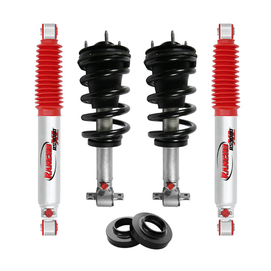 Kit de suspension Rancho QUICKLIFT RS9000XL LEVANTA 1" ADELANTE para CHEVROLET SILVERADO TRAILBOSS 2020+