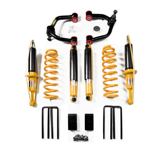TOYOTA HILUX VIGO (2005-2015) Kit suspension 3" - REAR BLOCK - UPPER CONTROL ARMS