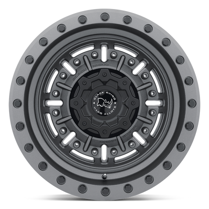 Llanta Black Rhino Abrams Matte Gunmetal 20x9.5 6x139.7 offset 12