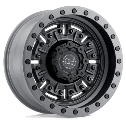 Llanta Black Rhino Abrams Matte Gunmetal 20x9.5 6x139.7 offset 12