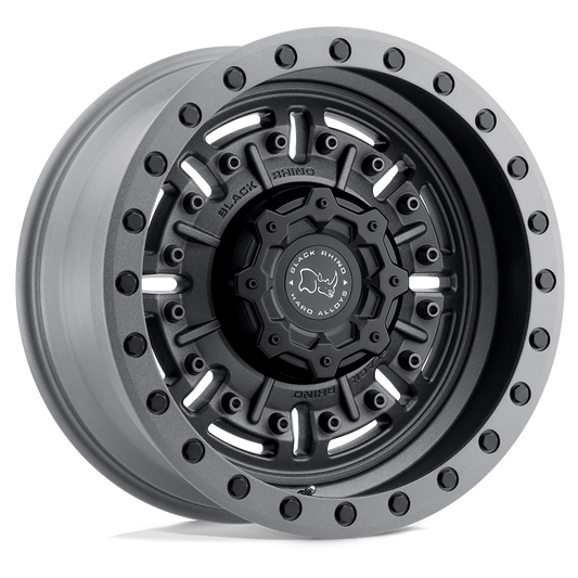 Llanta Black Rhino Abrams Matte Gunmetal 20x9.5 6x135 offset 12