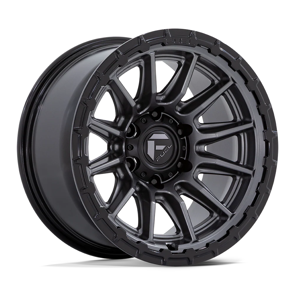 Llanta FUEL PISTON MATTE GUN METAL 20X9 6x139.7 offset 1
