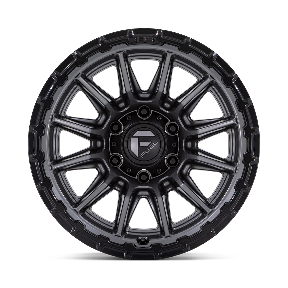 Llanta FUEL PISTON MATTE GUN METAL 20X9 6x139.7 offset 1