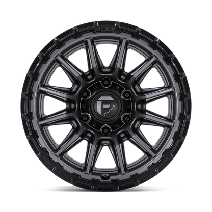 Llanta FUEL PISTON MATTE GUN METAL 20X9 6x139.7 offset 1