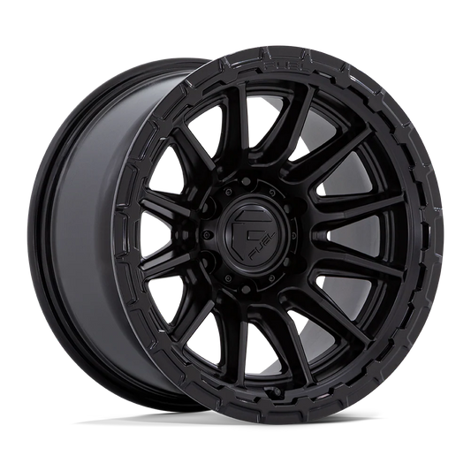 Llanta FUEL PISTON BLACKOUT 17X9 6x139.7 offset -12