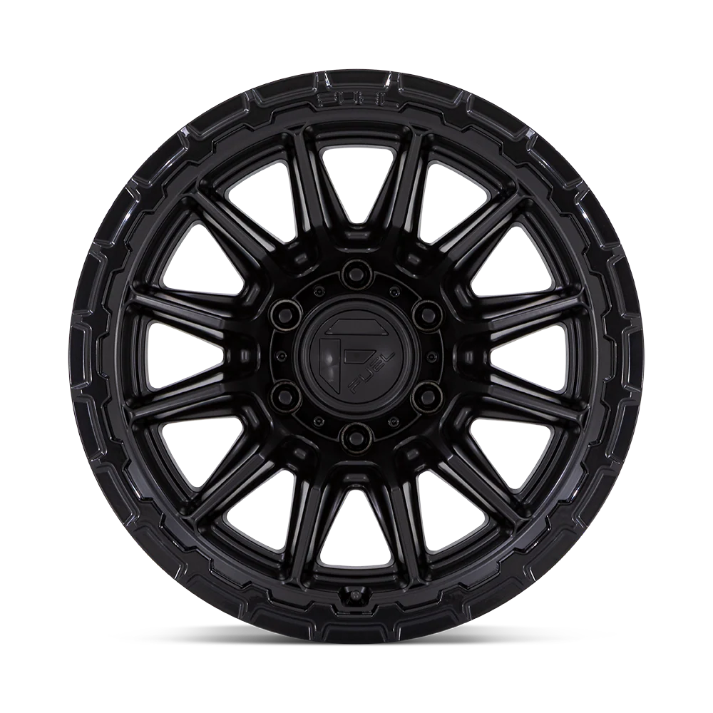 Llanta FUEL PISTON BLACKOUT 17X9 6x139.7 offset -12