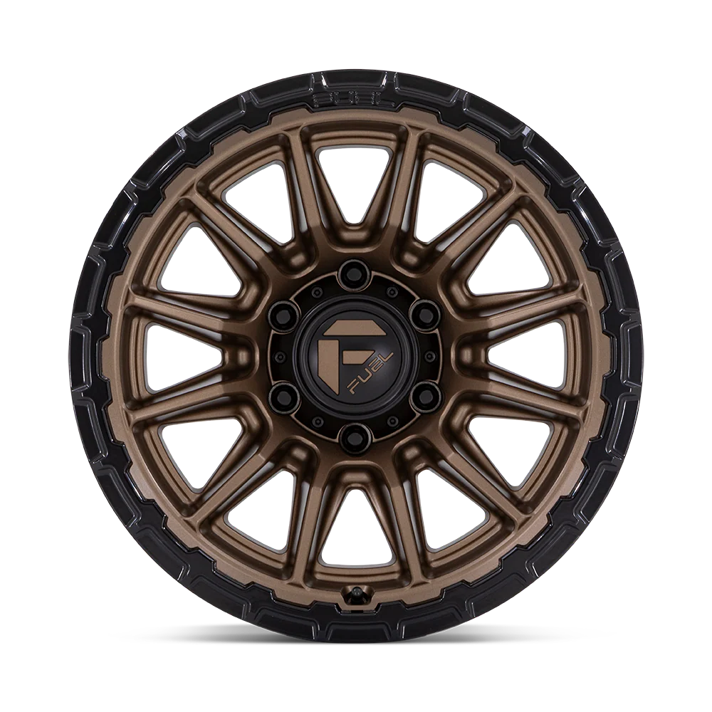 Llanta FUEL PISTON MATTE BRONZE BLACK LIP 17X9 6x139.7 offset -12