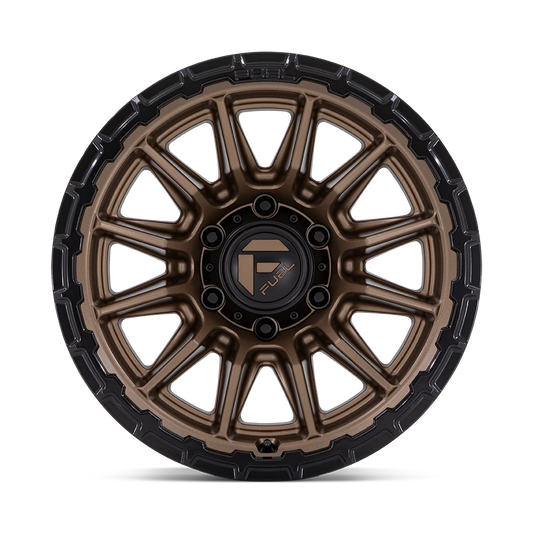 Llanta FUEL PISTON MATTE BRONZE BLACK LIP 17X9 6x139.7 offset -12