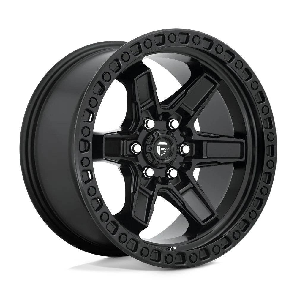 Llanta FUEL KICKER MATTE BLACK 17X9 6x114.3 offset 12