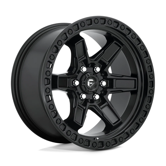 Llanta FUEL KICKER MATTE BLACK 17X9 6x114.3 offset 12
