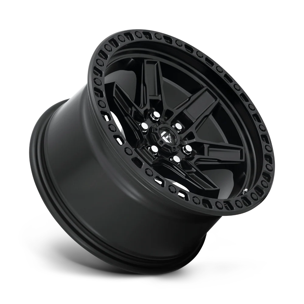 Llanta FUEL KICKER MATTE BLACK 17X9 6x139.7 offset -12