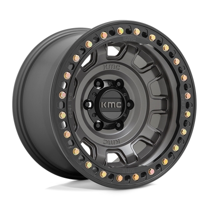Llanta KMC Tank Beadlock Anthracite KM236 17x9.0 5x127 offset -38