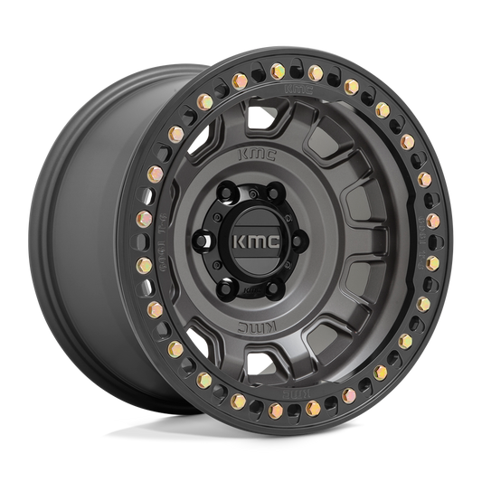 Llanta KMC Tank Beadlock Anthracite KM236 17x9.0 5x127 offset -38