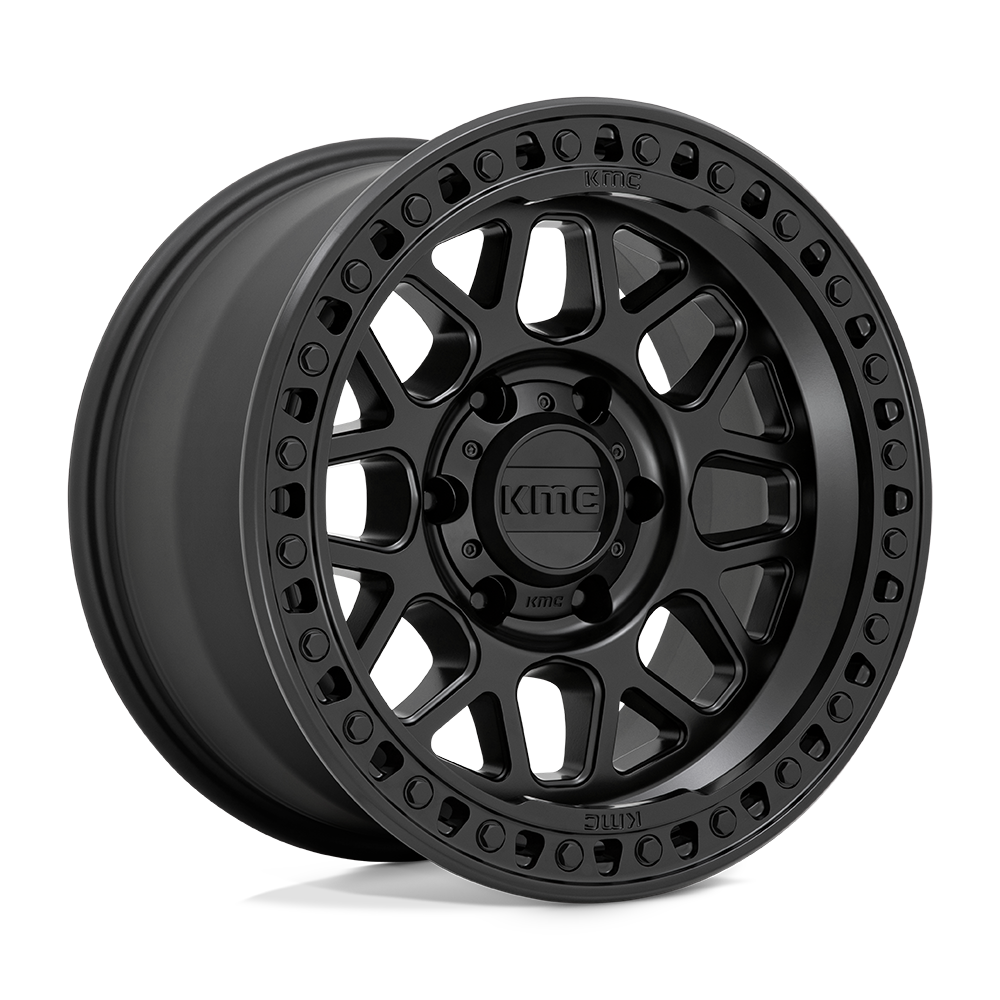 Llanta KMC GRS Satin Black KM549 17x9.0 6x139.7 offfset 0