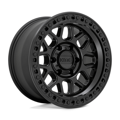 Llanta KMC GRS Satin Black KM549 17x9.0 6x139.7 offfset 0