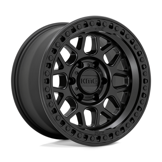 Llanta KMC GRS Satin Black KM549 17x9.0 6x139.7 offfset 0