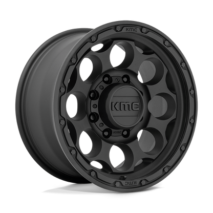 Llanta KMC Dirty Harry Textured Black KM541 17X8.5 6x139.7 offset 0