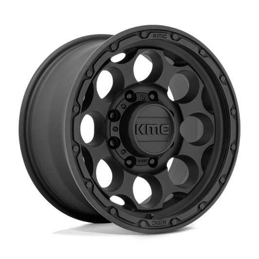 Llanta KMC Dirty Harry Textured Black KM541 17X8.5 6x139.7 offset 0