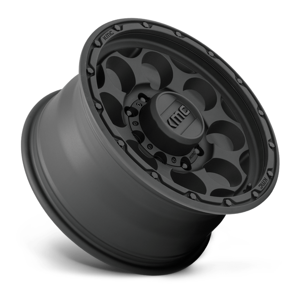 Llanta KMC Dirty Harry Textured Black KM541 17X8.5 6x139.7 offset 0