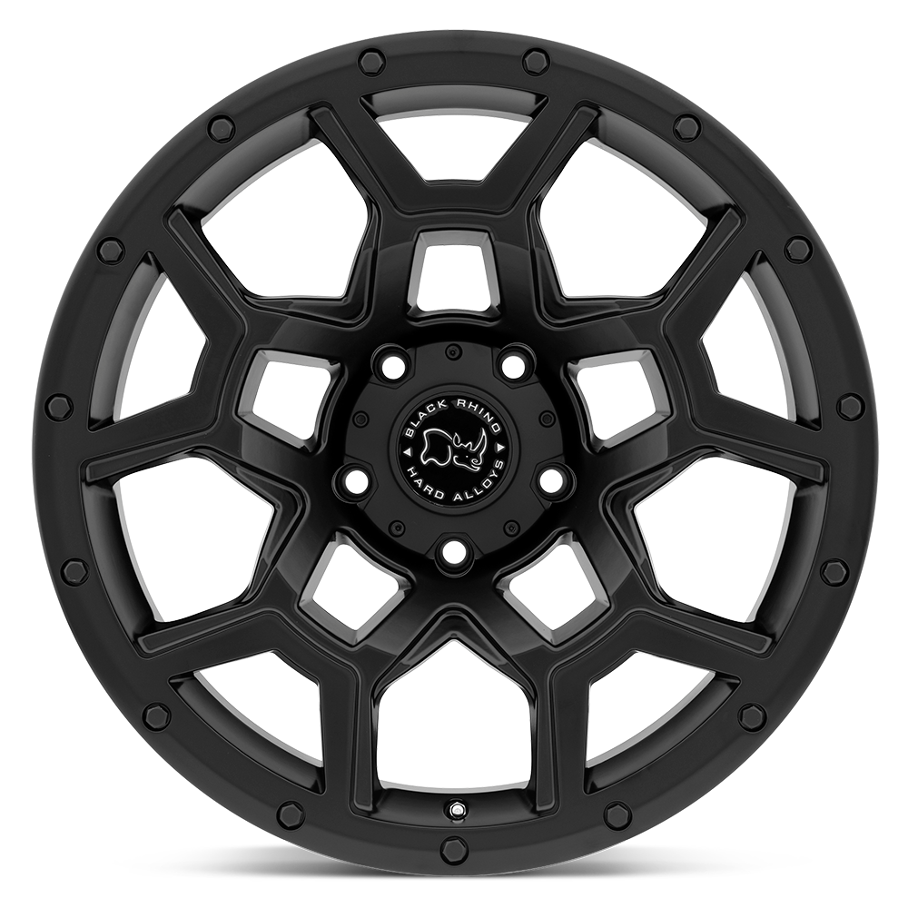Llanta Black Rhino Overland Matte black 17x9.5 6x139.7 offset -18