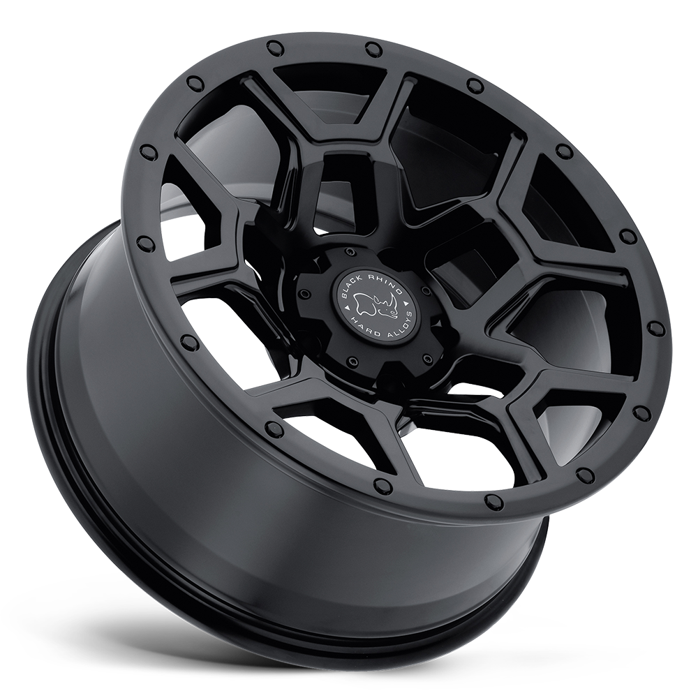 Llanta Black Rhino Overland Matte black 17x9.5 6x139.7 offset -18