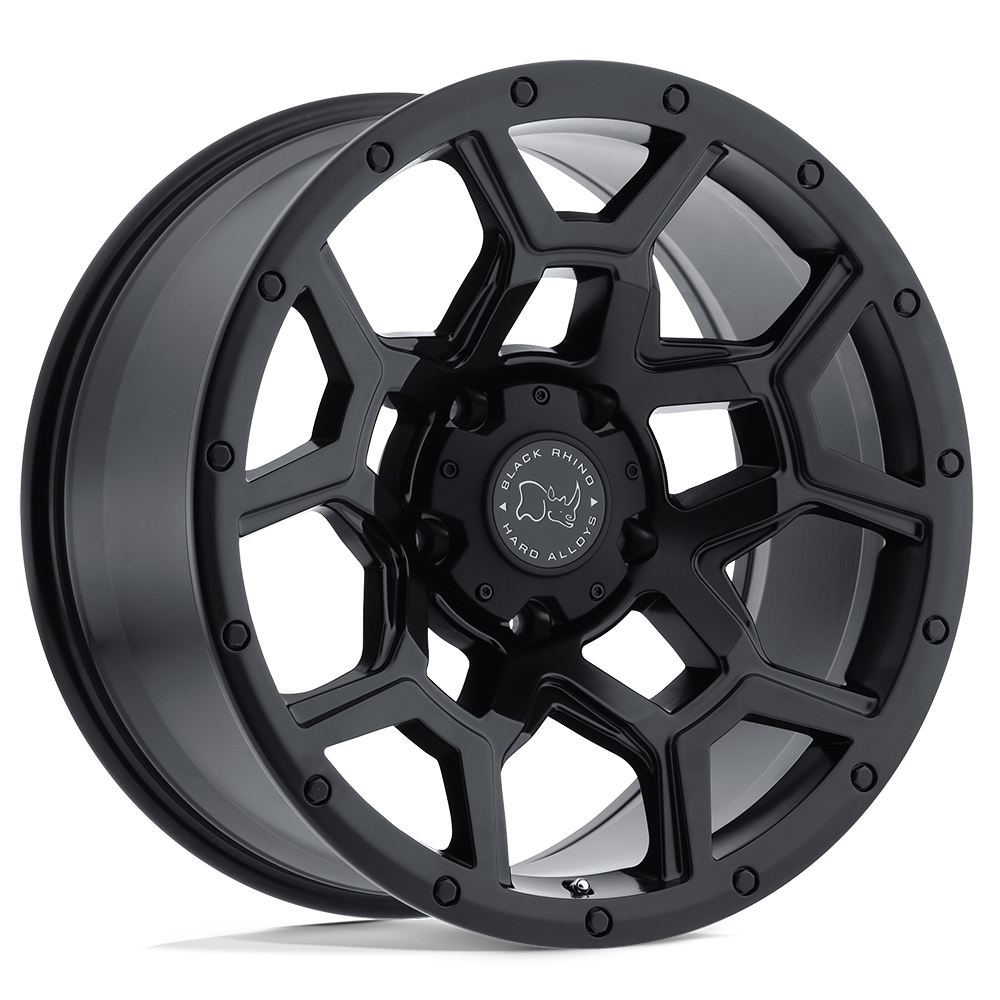 Llanta Black Rhino Overland Matte black 17x9.5 6x139.7 offset -18