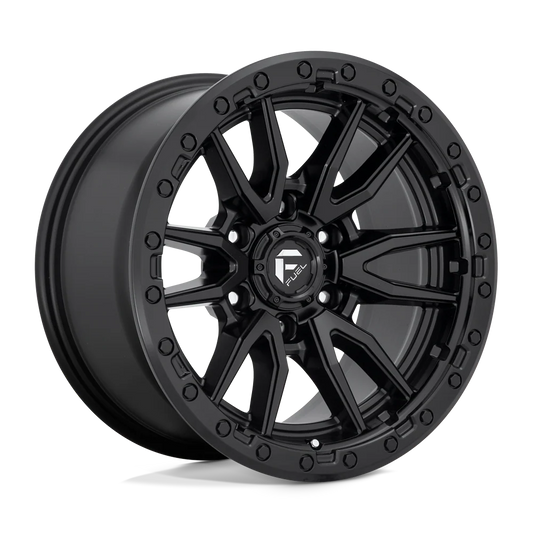 Llanta FUEL REBEL MATTE BLACK 20X10 6x135 offset -18