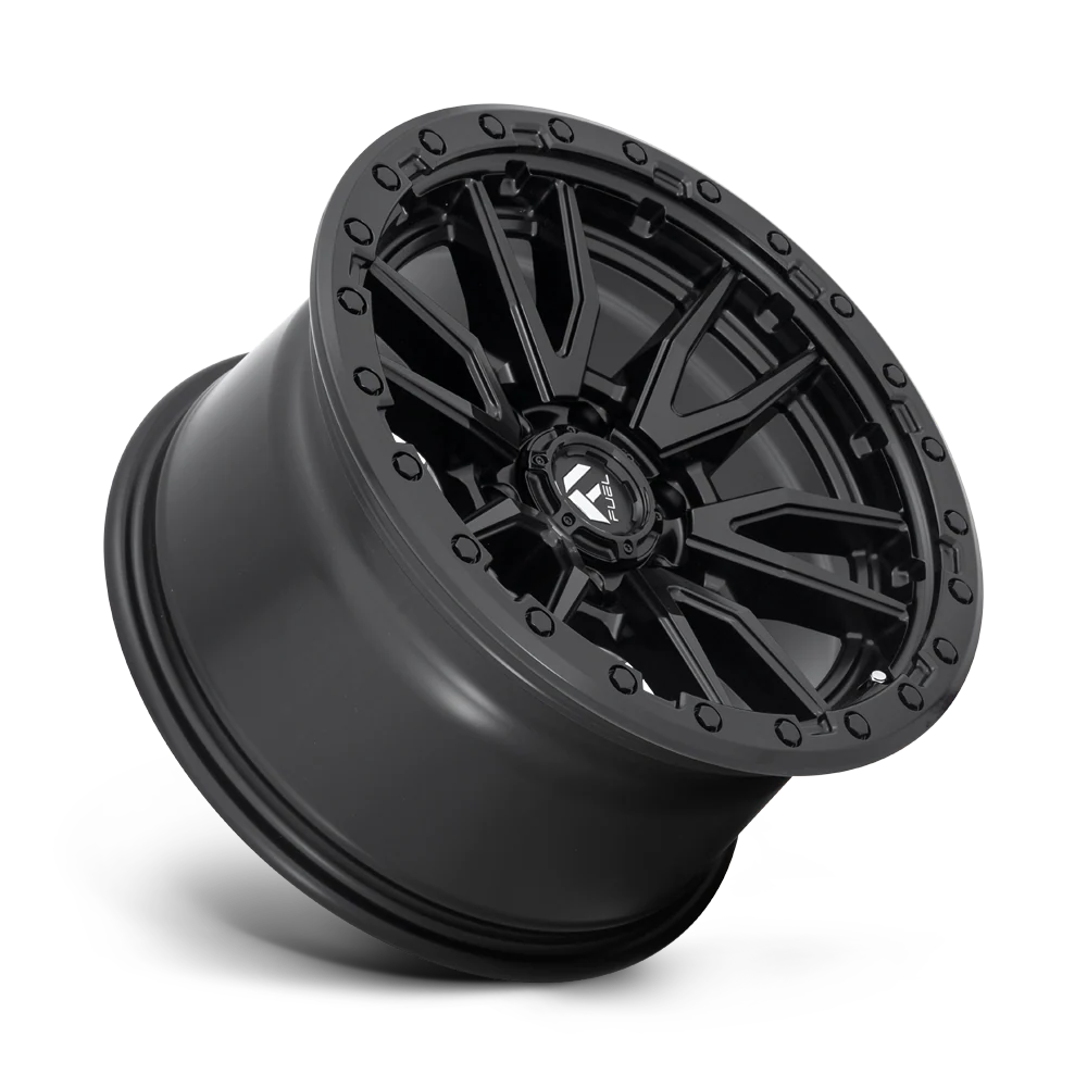 Llanta FUEL REBEL MATTE BLACK 20X10 6x139.7 offset -18