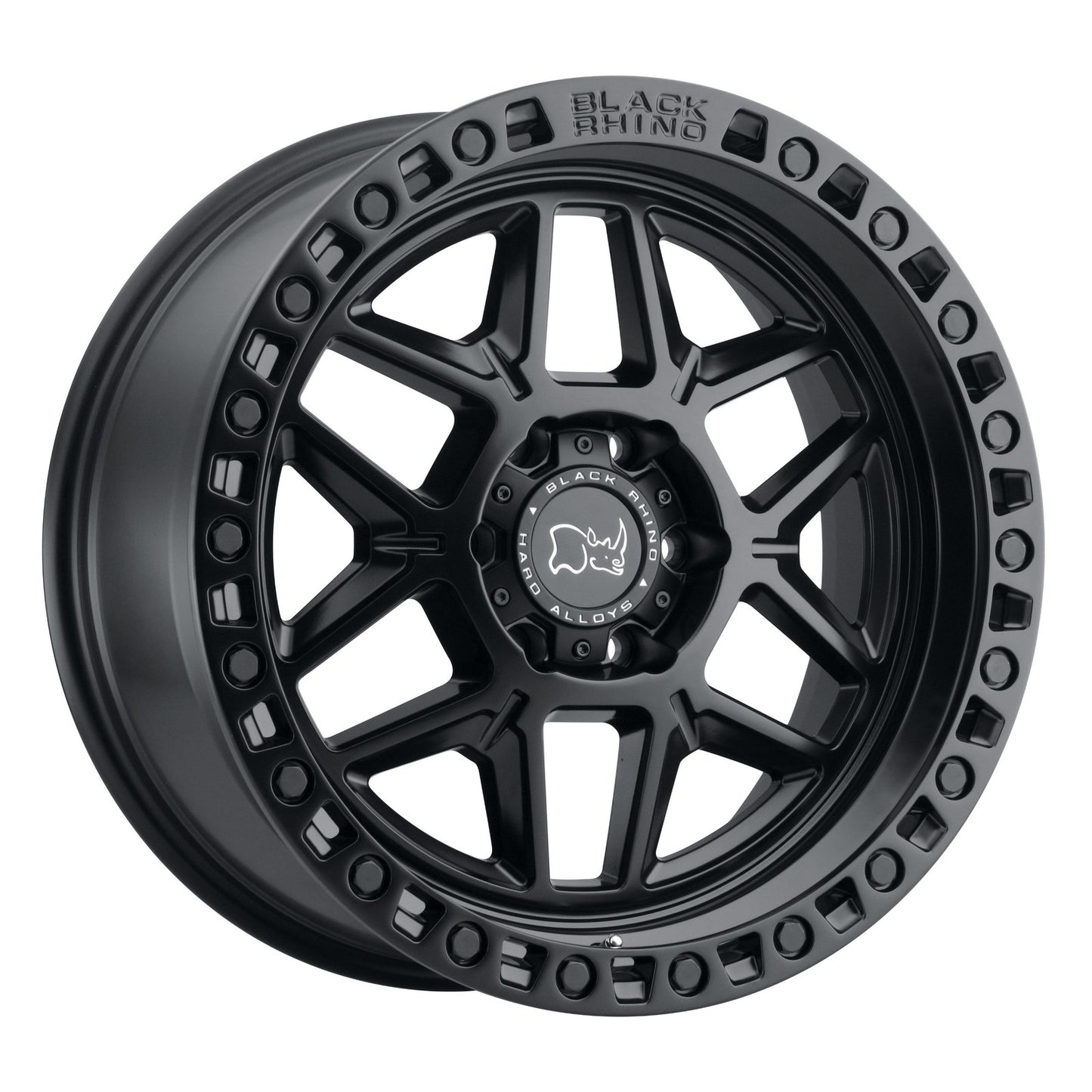 Llanta Black Rhino Kelso Matte Black /Black  Bolts 20X9.0 6X135 offset 12