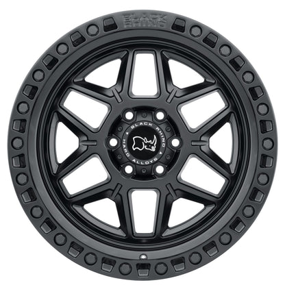 Llanta Black Rhino Kelso Matte Black /Black  Bolts 20X9.0 6X135 offset 12
