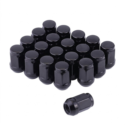 Kit tuercas de rueda negras 12x1.5 asiento conico