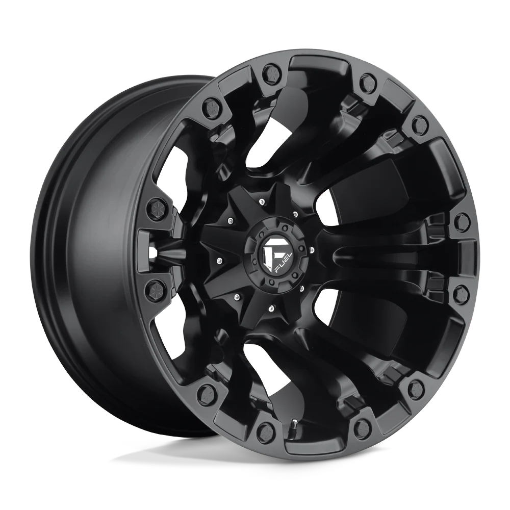 Llanta FUEL VAPOR MATTE BLACK 20X9 6x139.7 6x135 offset 1