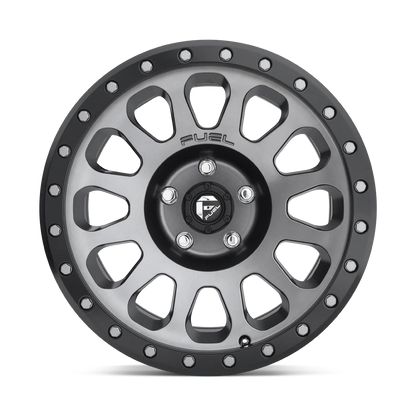 Llanta FUEL VECTOR GUN METAL BLACK LIP 17X8.5 5x120 offset 20